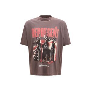 Represent Black Cotton Men's T-Shirt